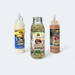 JJ’s Jerk Sauce, Mayo & Island Seasoning 330g Bundle